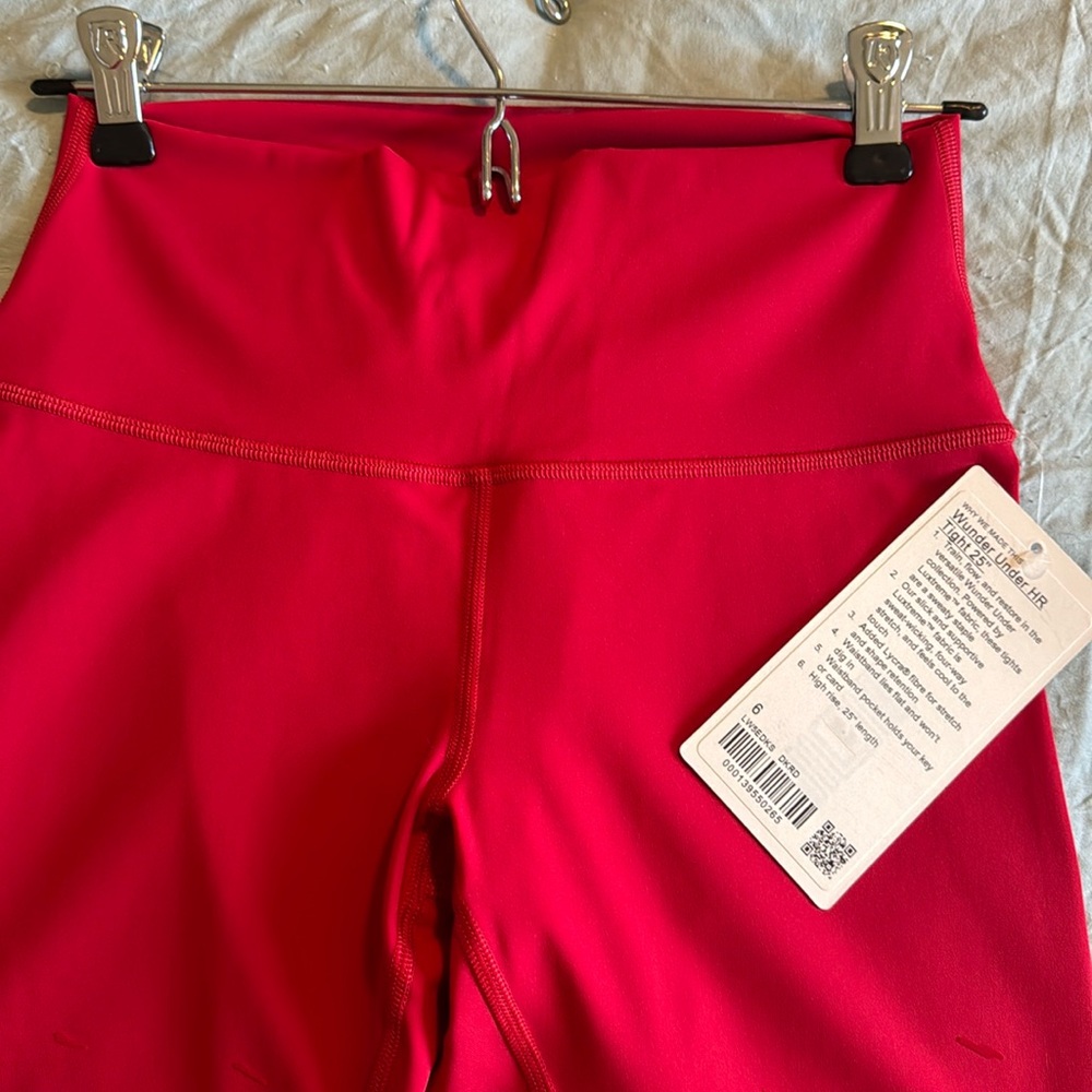 NWT: Lululemon wunder under high-rise, 25 inch tight lunar new year edition